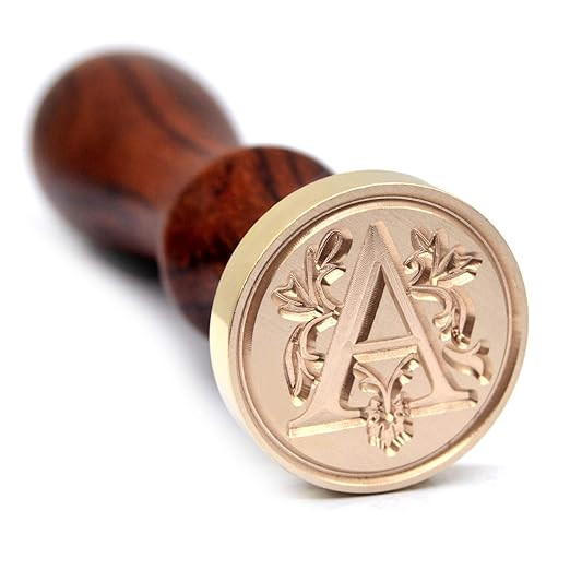 Amazon.com : Medieval Traditional Initial Alphabet Wax Seal Stamp, Brass Head Wooden Handle, for ... | Amazon (US)