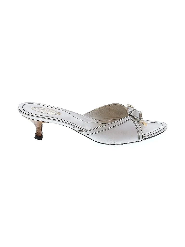 Tod's Ivory White Heels Size 37 (EU) - 75% off | thredUP