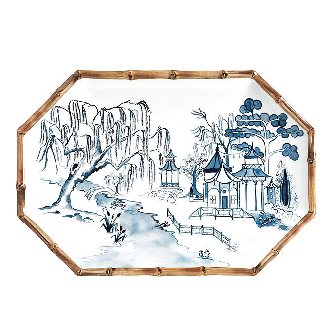 Bamboo Melamine Platter | Ballard Designs, Inc.