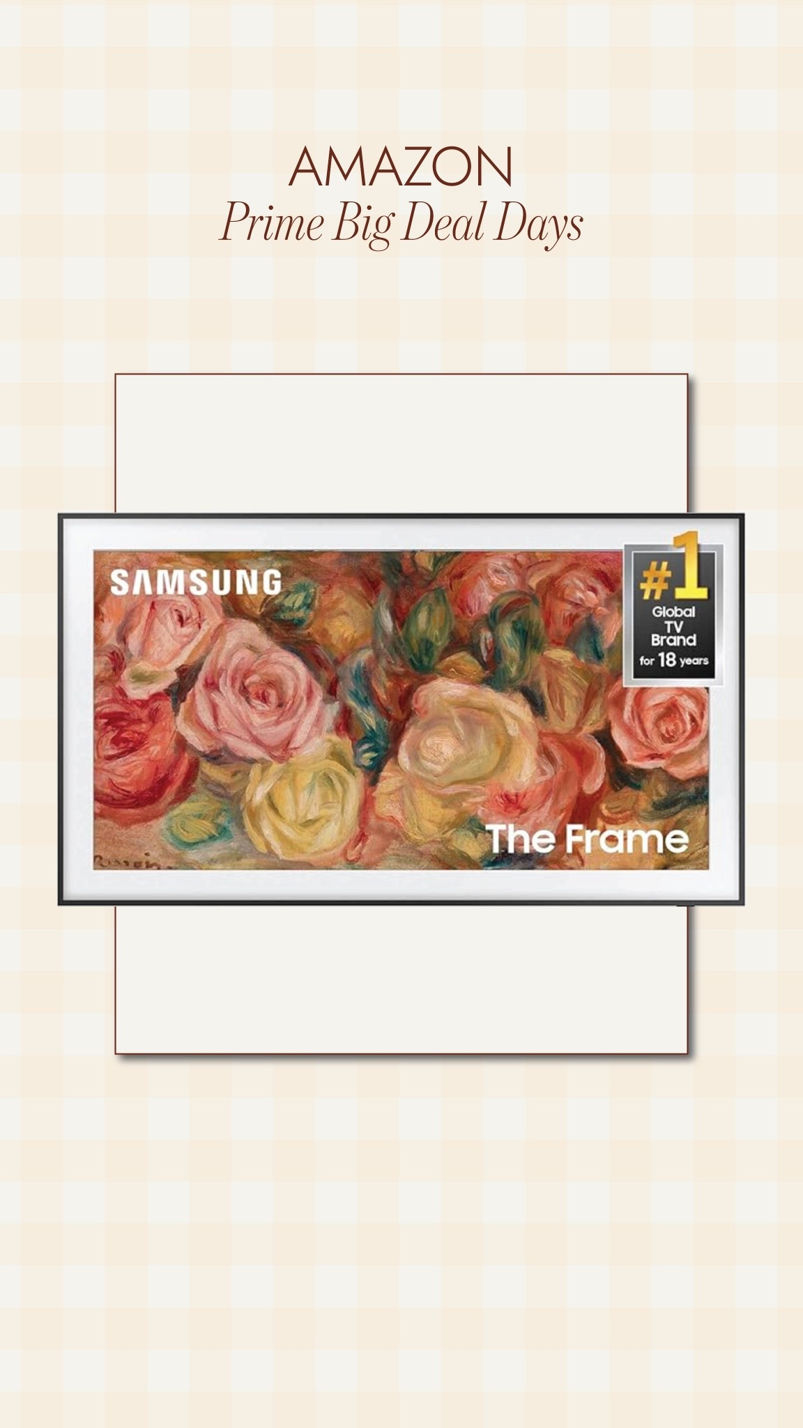 Frame tv on sale! 

#LTKSeasonal #LTKHome #LTKSaleAlert