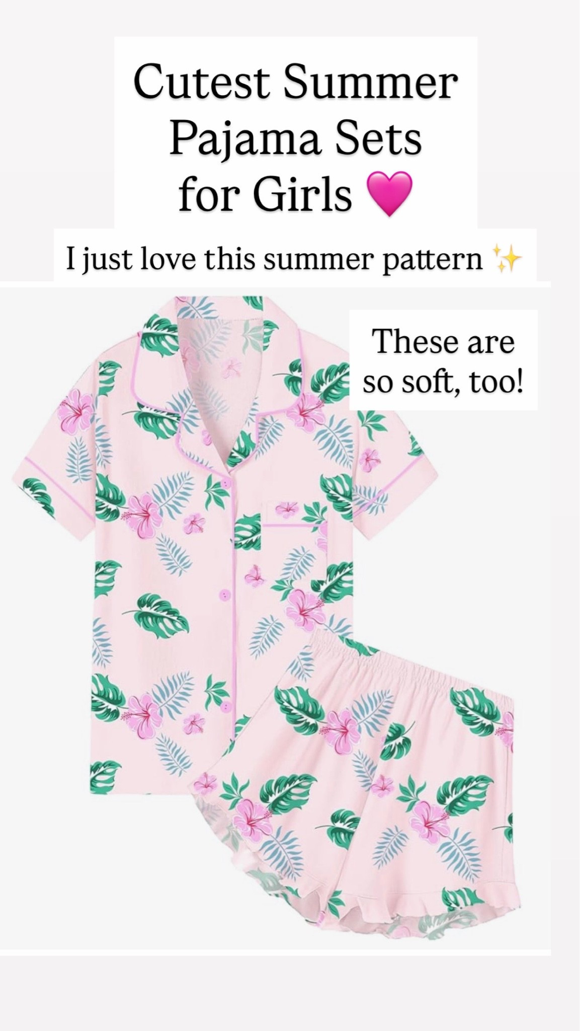 Cute pajama sets for girls

#LTKKids
