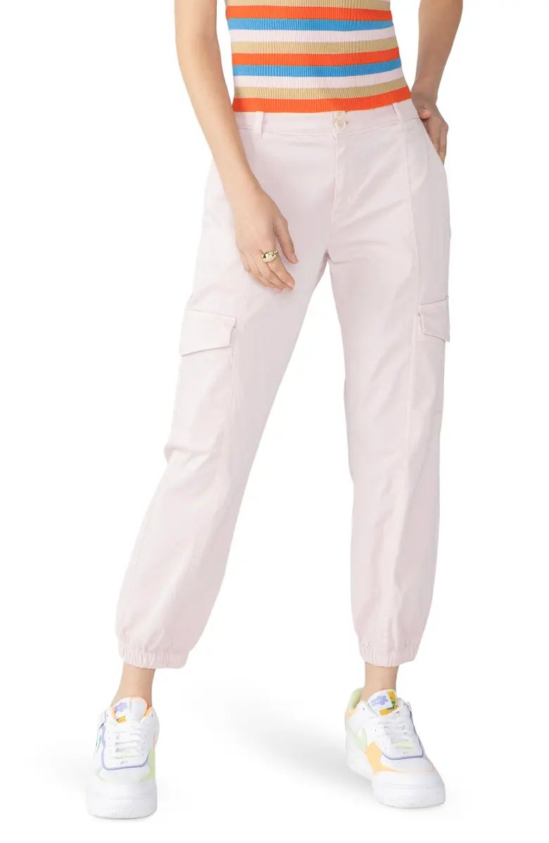 Rebel Crop Stretch Cotton Pants | Nordstrom