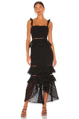 NBD Haze Midi Dress in Black from Revolve.com | Revolve Clothing (Global)