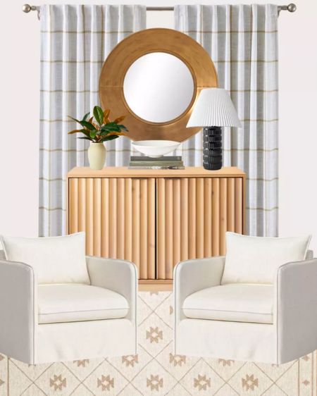 Living room inspiration! Love these light tones for Spring. 

Target, target home, wayfair, decorative accessories, accessories, upholstered chair, armchair, storage cabinet, accent cabinet, console, sideboard, area rug, lamp, faux plant, gold mirror, curtains, drapery, budget friendly decor, modern style, traditional style 

#LTKhome #LTKstyletip #LTKunder100