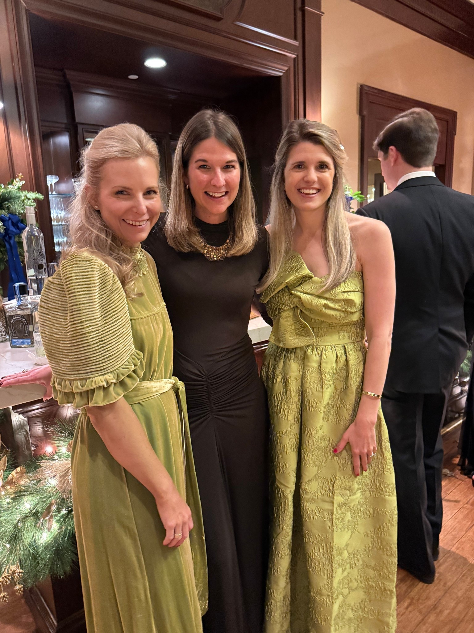 Chartreuse and brown - the colors of the season! Love this festive time of year. Linking my strapless dress!! It’s perfect for black tie events, wedding guest, cocktail parties and galas 

#LTKWedding #LTKHoliday