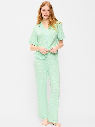 Sunday Sleep Knit Jersey Pant Set | Old Navy (US)