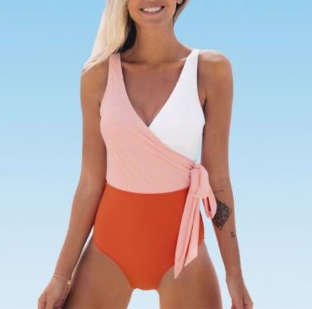 Didn’t see this in store but loved it online! Such a cute one piece! 

#LTKtravel #LTKswim #LTKfindsunder50