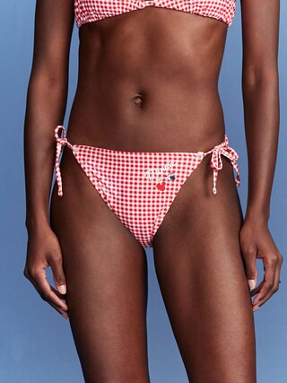 Old Navy x Disney© Minnie Mouse Gingham String Bikini Swim Bottoms | Old Navy (US)