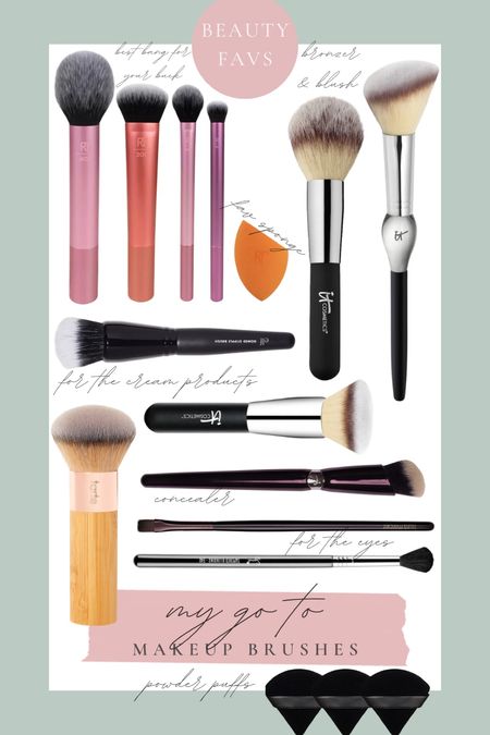Favorite makeup brushes 

#LTKunder50 #LTKunder100 #LTKbeauty