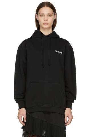 Black Logo Hoodie | SSENSE
