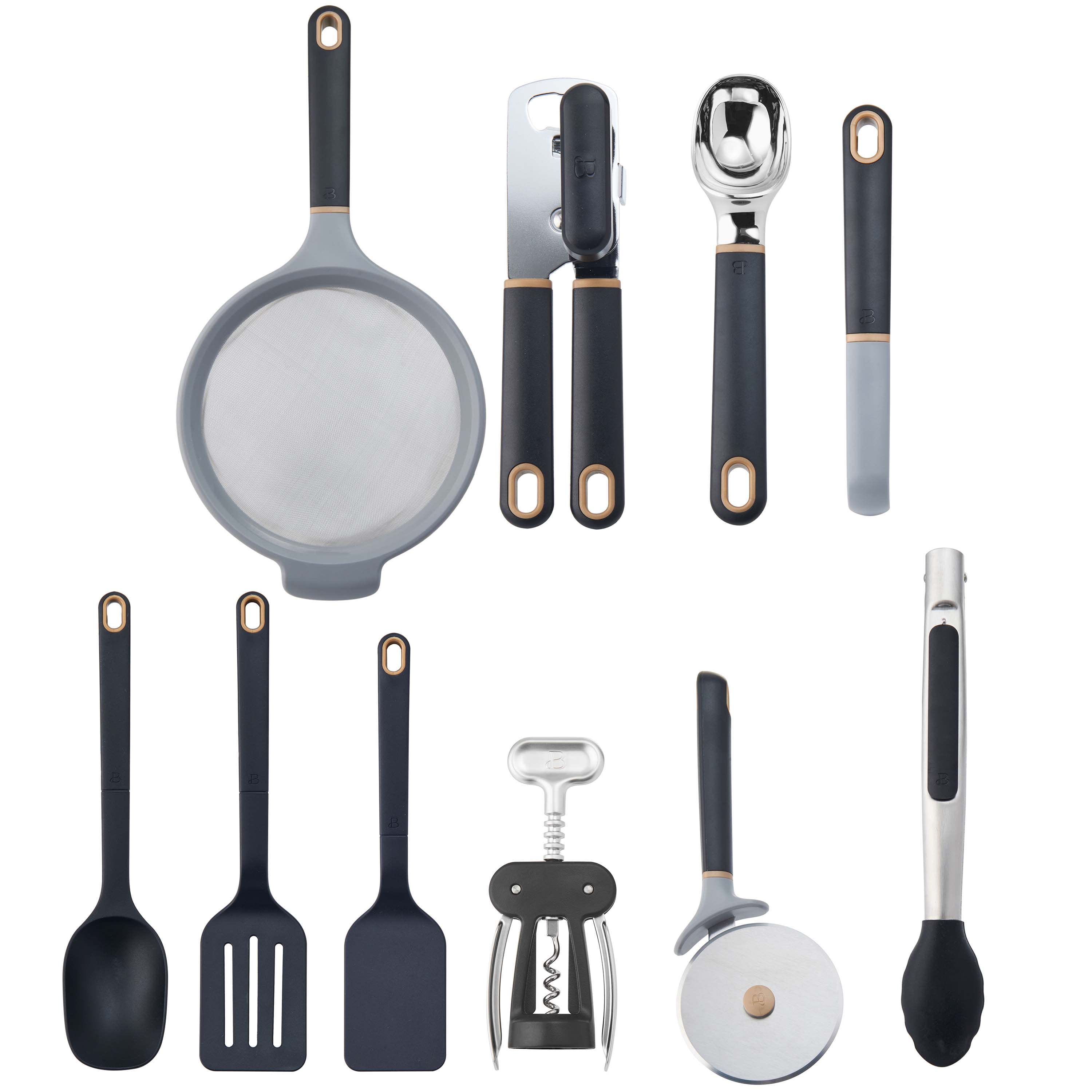 Beautiful 10-piece Tool and Gadget Set in Black Sesame by Drew Barrymore | Walmart (US)