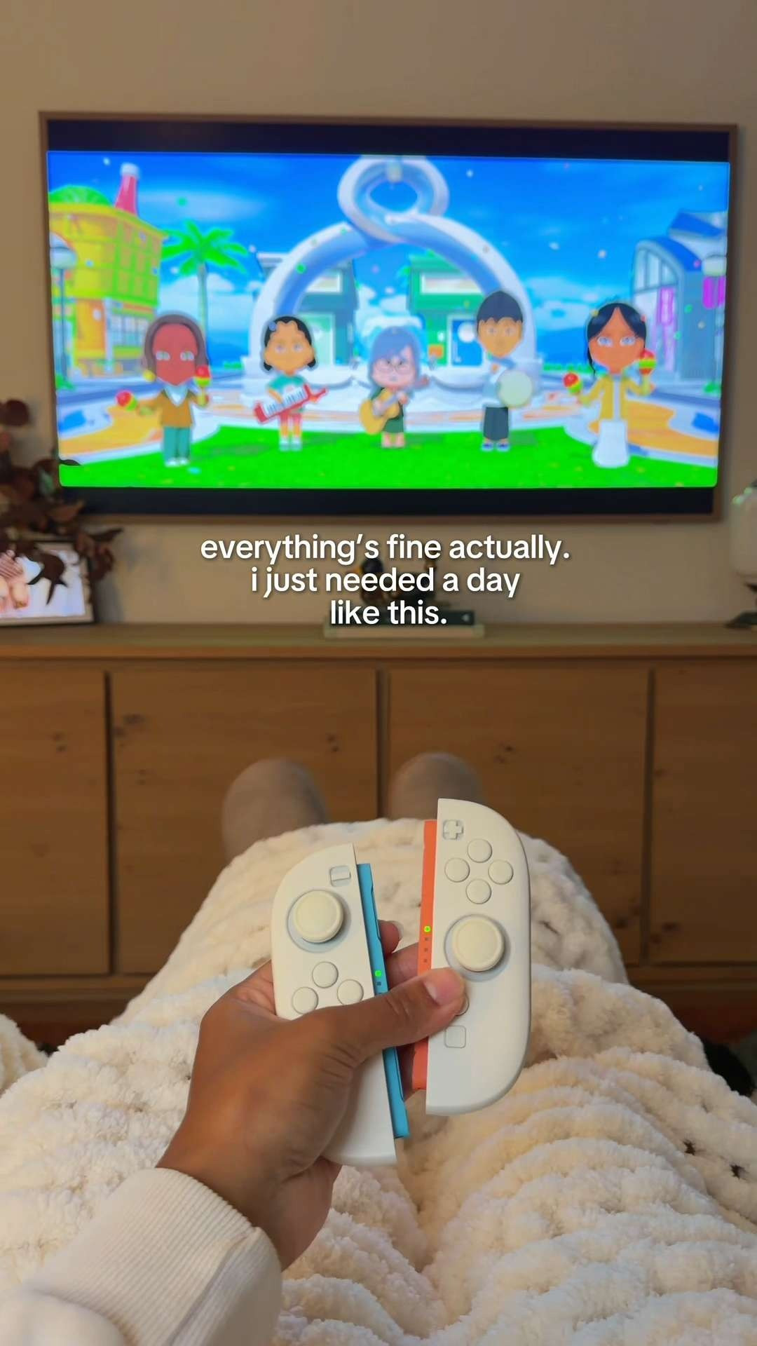 yet another game that has me in a chokehold y’all 😂 also why did my mii ask my bf’s mii out and he fell asleep lmaoo. are you playing tomodachi life rn too? 🤎 

 #LTKHome