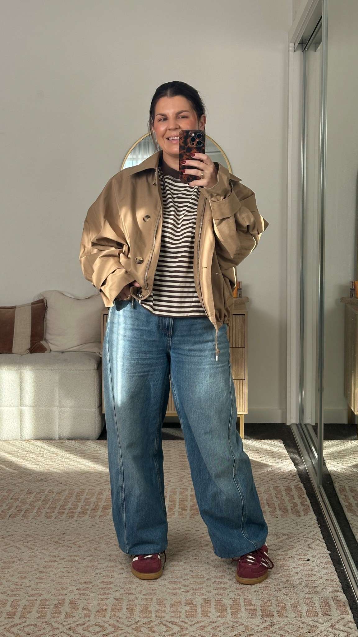 Casual Friday. 
Wearing size XXS/XS in the jacket and 8 in the jeans.



#LTKjeans #LTKaustralia #LTKautumn