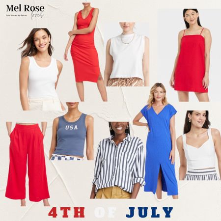 Fourth of July outfits you can still get in time for your celebration! Click the pickup filter on Target’s website to be sure it’s still in stock near you!

Red white and blue
Red dress 
Barbecue
July 4
Independence Day 

#LTKunder50 #LTKSeasonal