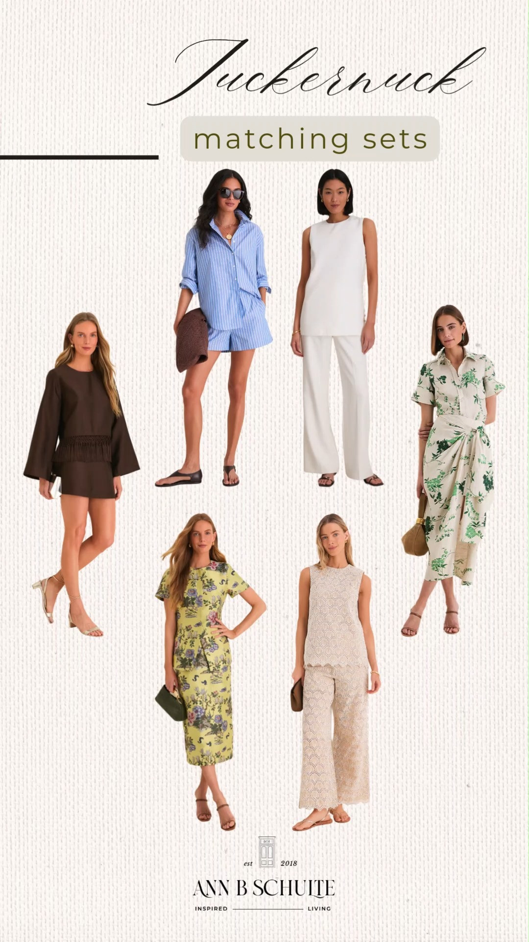 Tuckernuck matching sets making warm weather dressing feel easy, polished, and a little more fun. Coordinated looks with major vacation energy ☀️💙✨
#tuckernuck #matchingsets #summerstyle #resortwear #effortlesschic #vacationoutfits #coastalstyle #setstyle #preppyfashion #ltkstyle 

 #LTKootd