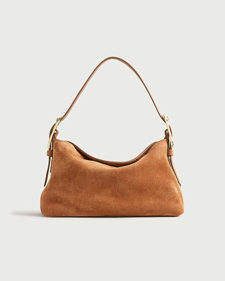 Berkeley small shoulder bag in suede | J. Crew US