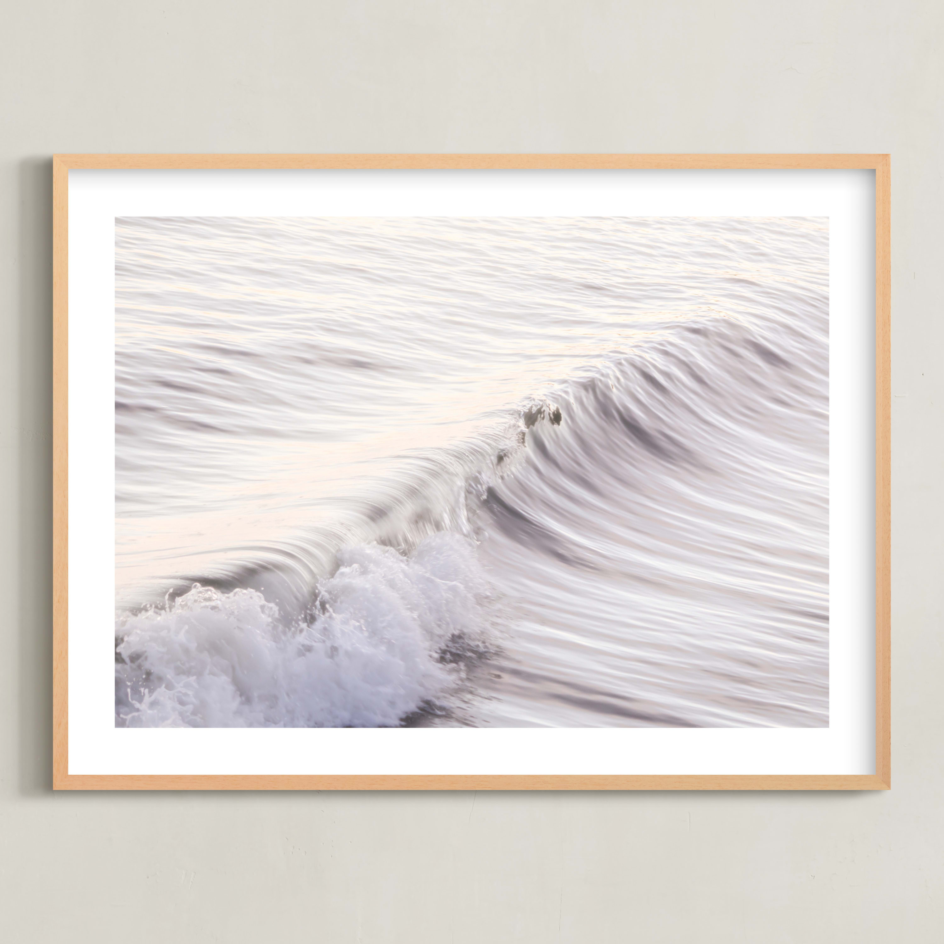 "Cayucos Soft Waves " - Photography Limited Edition Art Print by Lisa Sundin. | Minted