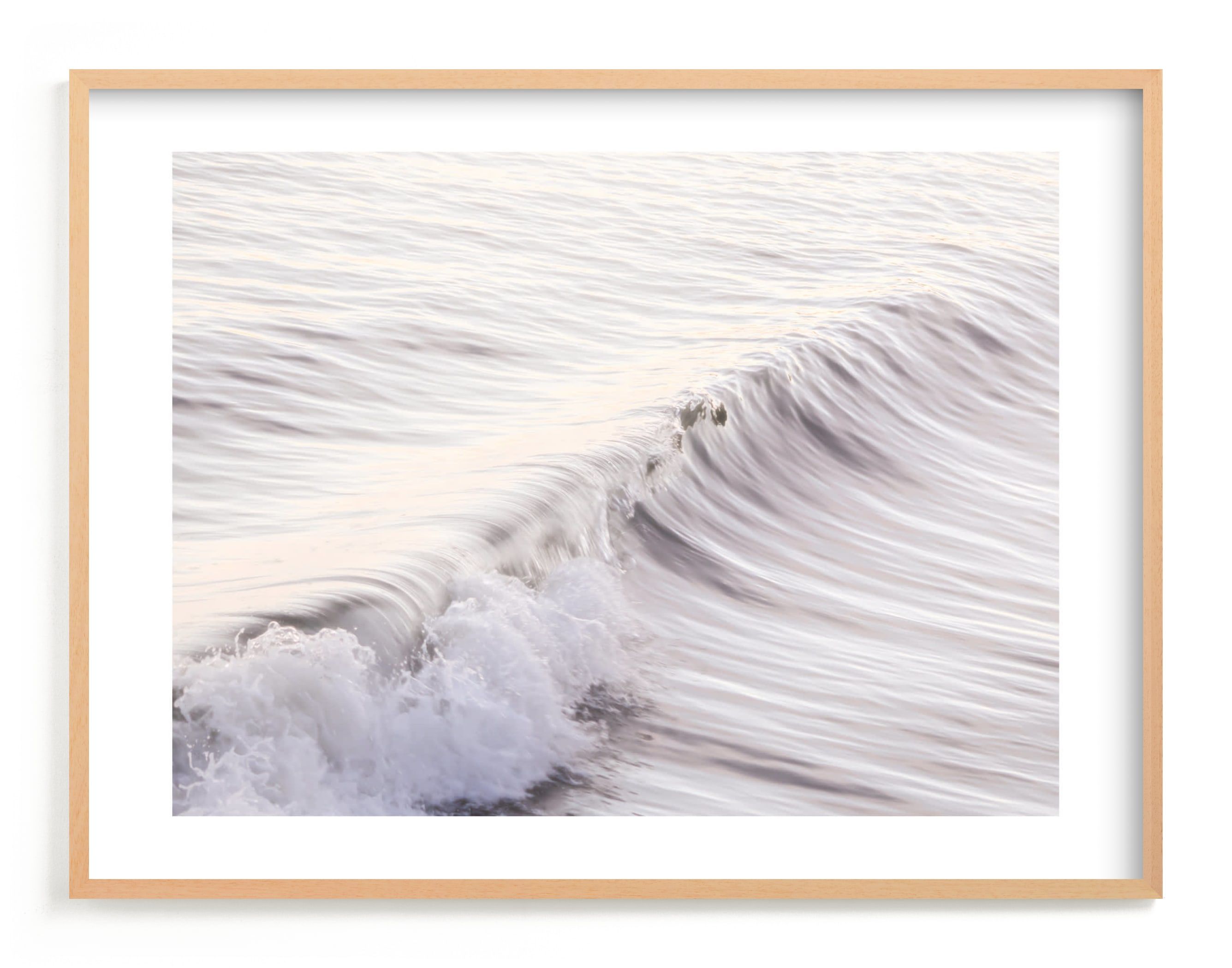 "Cayucos Soft Waves " - Photography Limited Edition Art Print by Lisa Sundin. | Minted