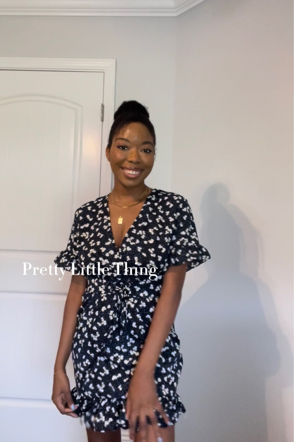 Navy blue floral dress🫶🏾🙌🏾🤍 

#LTKSeasonal #LTKstyletip #LTKtravel