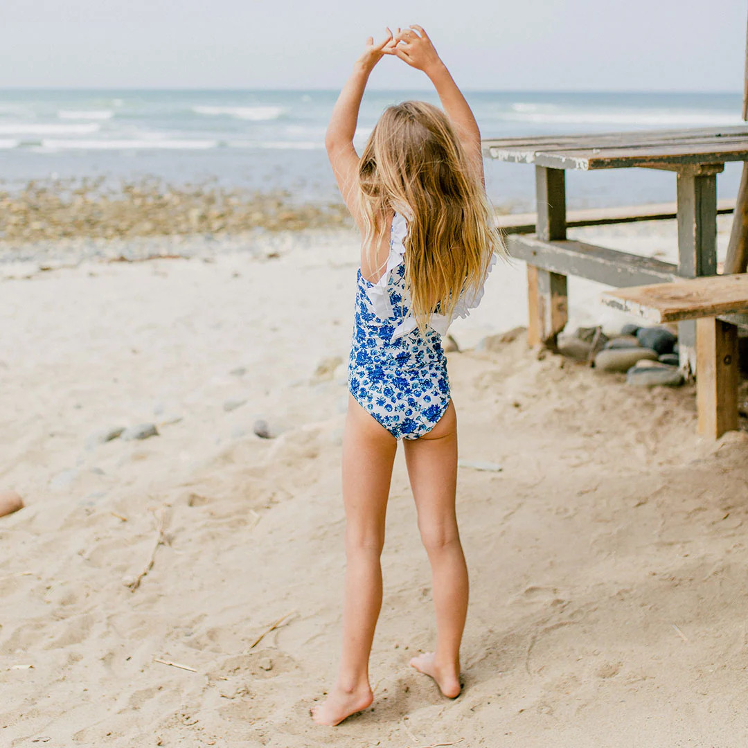 Mini Ruffle One-Piece, Santorini | Albion Fit