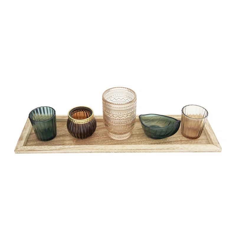 5 Piece Glass Votive Holder Set | Wayfair North America