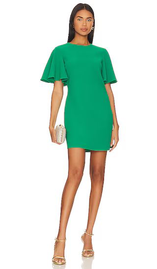 Julietta Mini Dress in Dark Green | Revolve Clothing (Global)