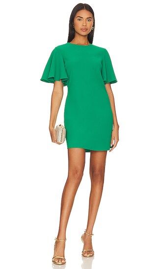 Julietta Mini Dress in Dark Green | Revolve Clothing (Global)