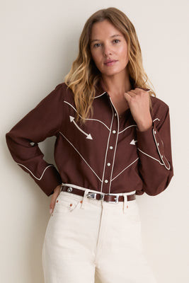 Brown Western Shirt | Tuckernuck (US)