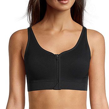 Xersion Move Zip Front Seamless Sports Bra | JCPenney