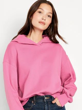 Oversized Pullover Hoodie for Women | Old Navy (CA)