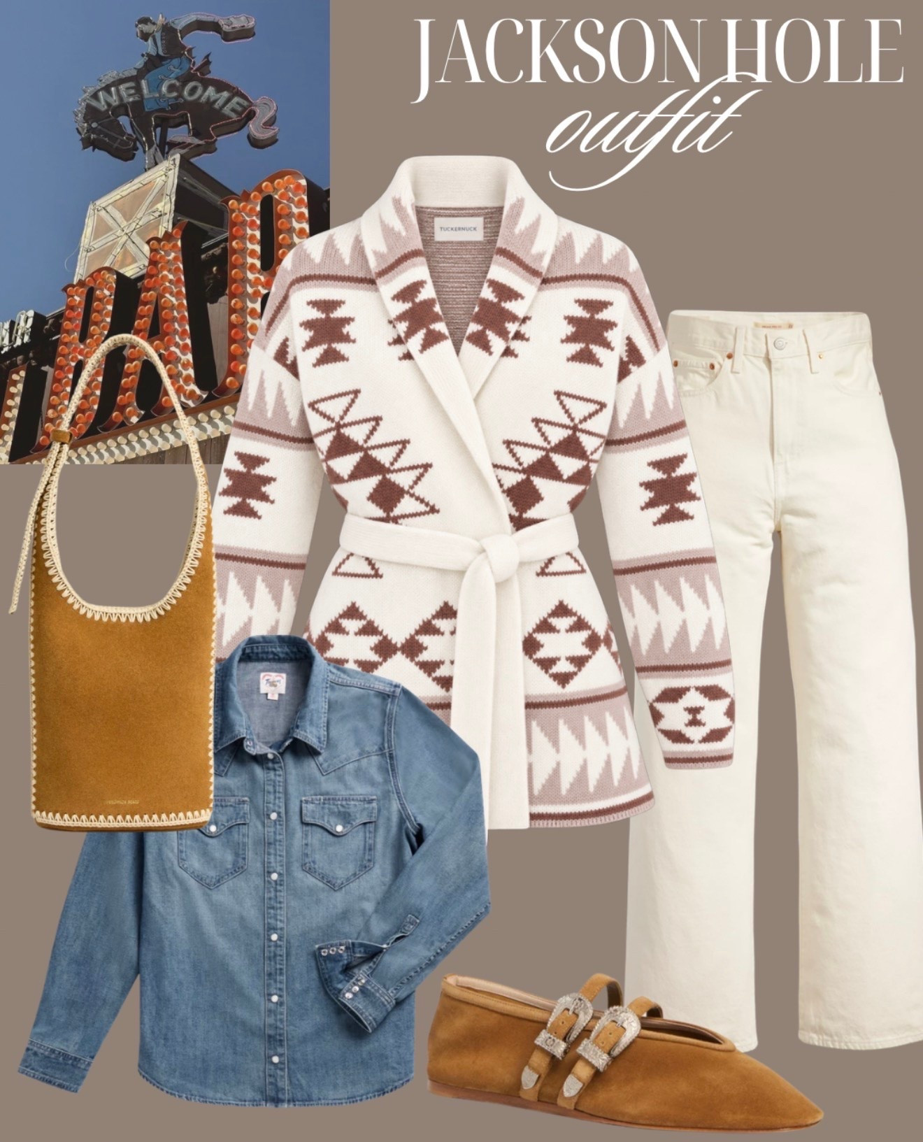 Shopping around town outfit
@Veronica Beard @Tuckernuck @Tecovas