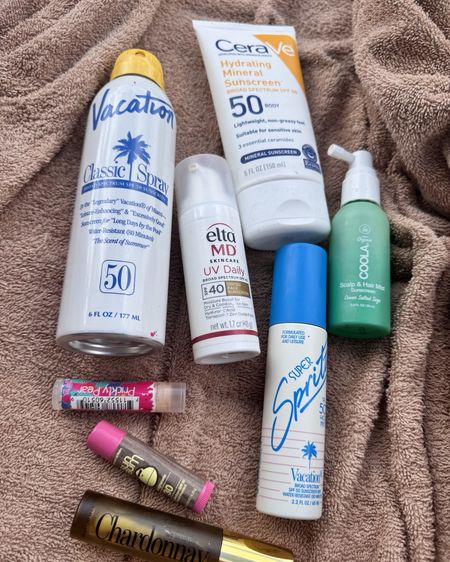 Currently loving the vacation spray for sunscreen! The Coola scalp mist the Andy primer the prickly pear for lips 
The elta MD = no breakouts 

#LTKFindsUnder50 #LTKBeauty