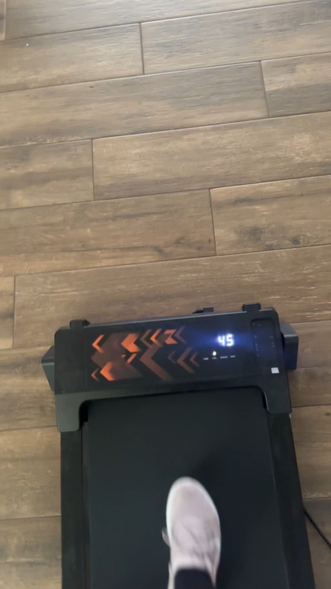 I use my walking pad often as a working mom of 2 young kids. I’m not always able to go out for a walk, and this has helped me hit my walking goals. This walking pad is rollable so easy to put away. With .5 to 4 speeds and adjustable front triangle blocks for an incline 

#LTKActive #LTKSaleAlert #LTKFamily