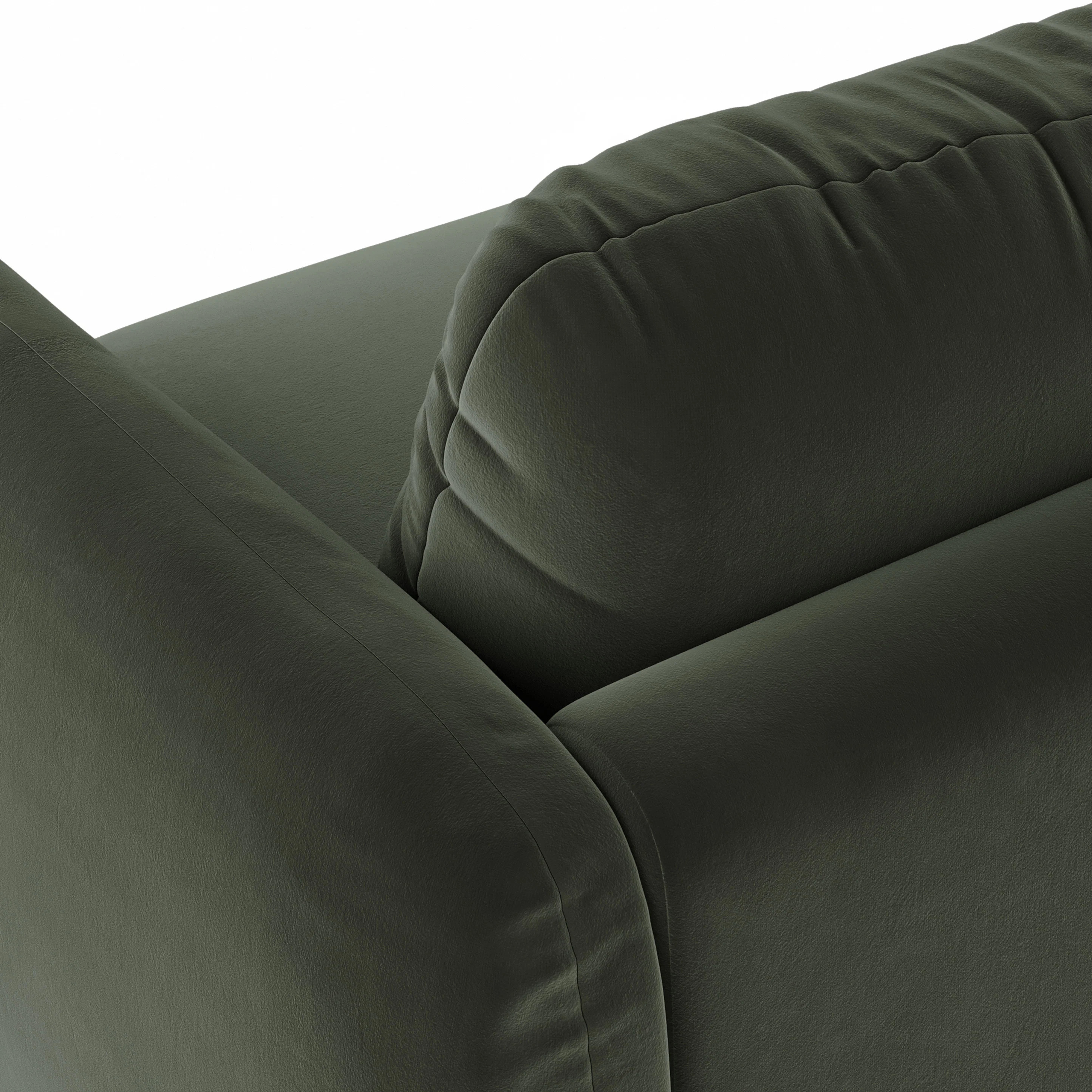 Sanders 85.5" Velvet Sofa - Plush Pacific Green | Article