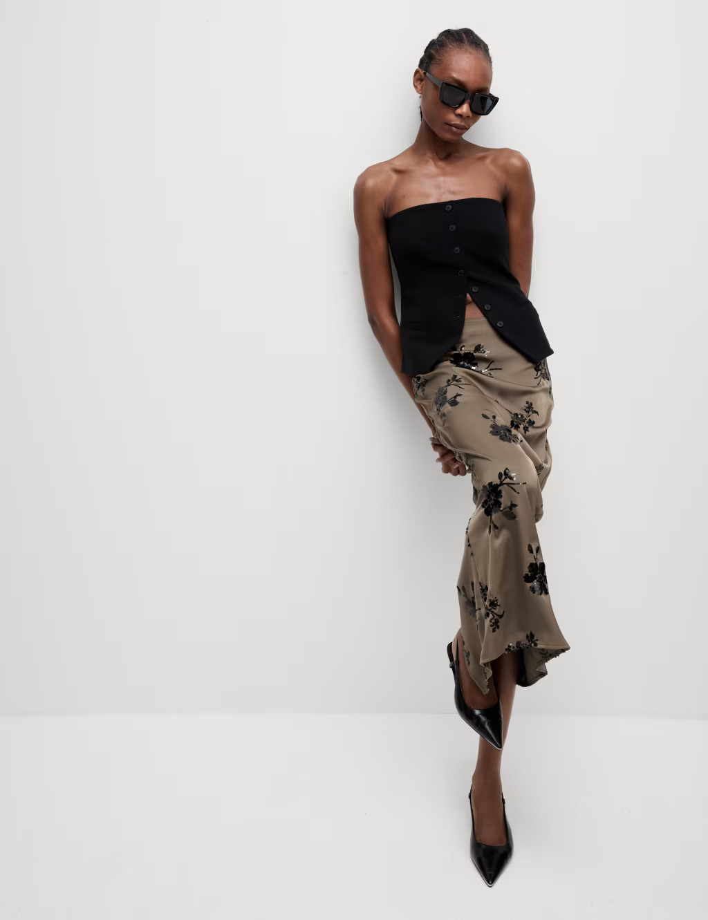 Sequin Midaxi Slip Skirt | Marks & Spencer (UK)