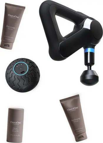 Elite Percussive Therapy Massager, Wave Solo Percussive Device & TheraOne with CBD Bundle | Nordstrom