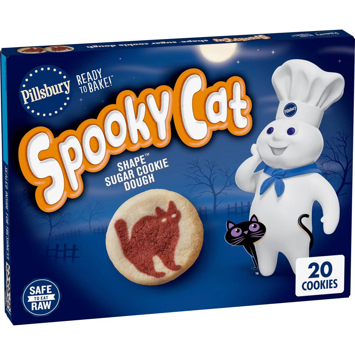 Pillsbury Spooky Cat Shape Cookies - 9.1oz/20ct | Target