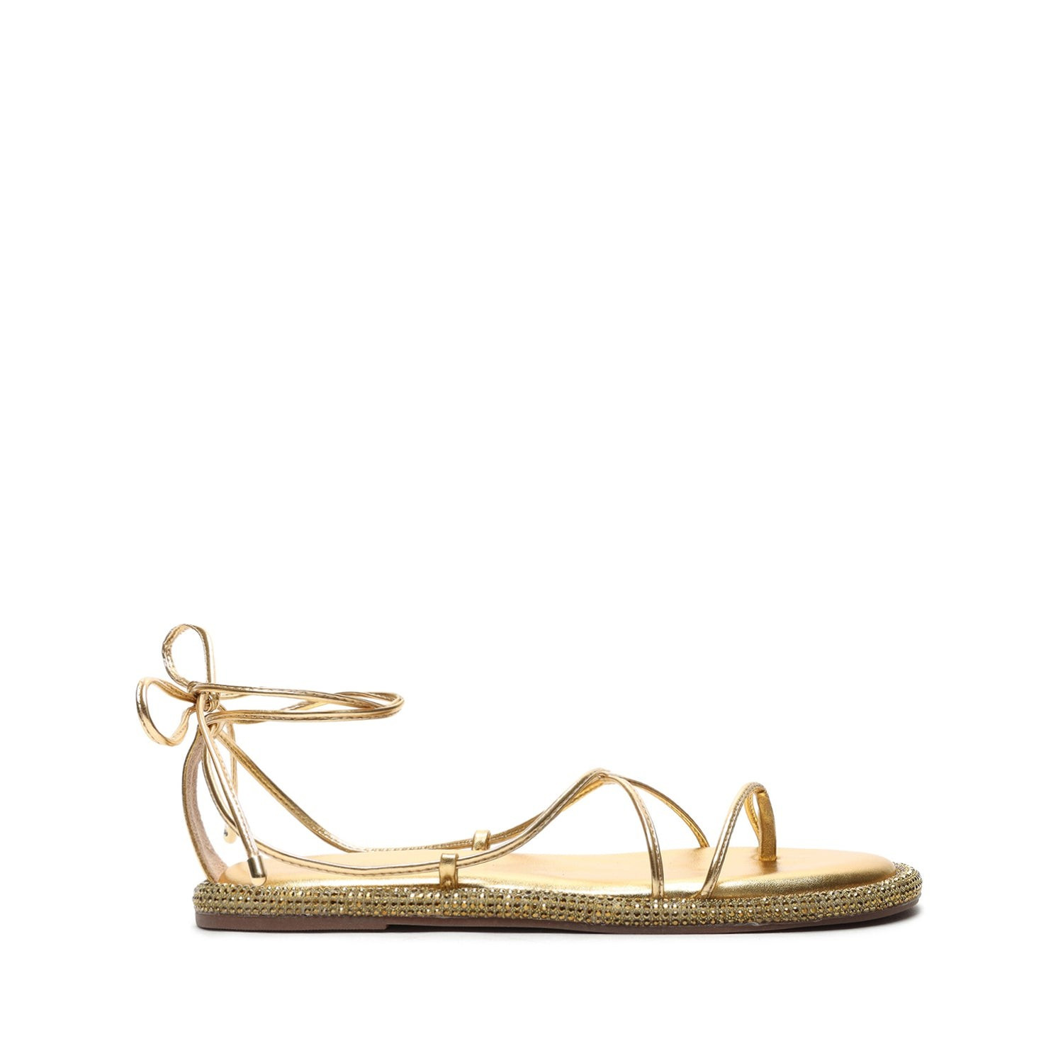 Kittie Metallic Leather Sandal | Schutz Shoes (US)