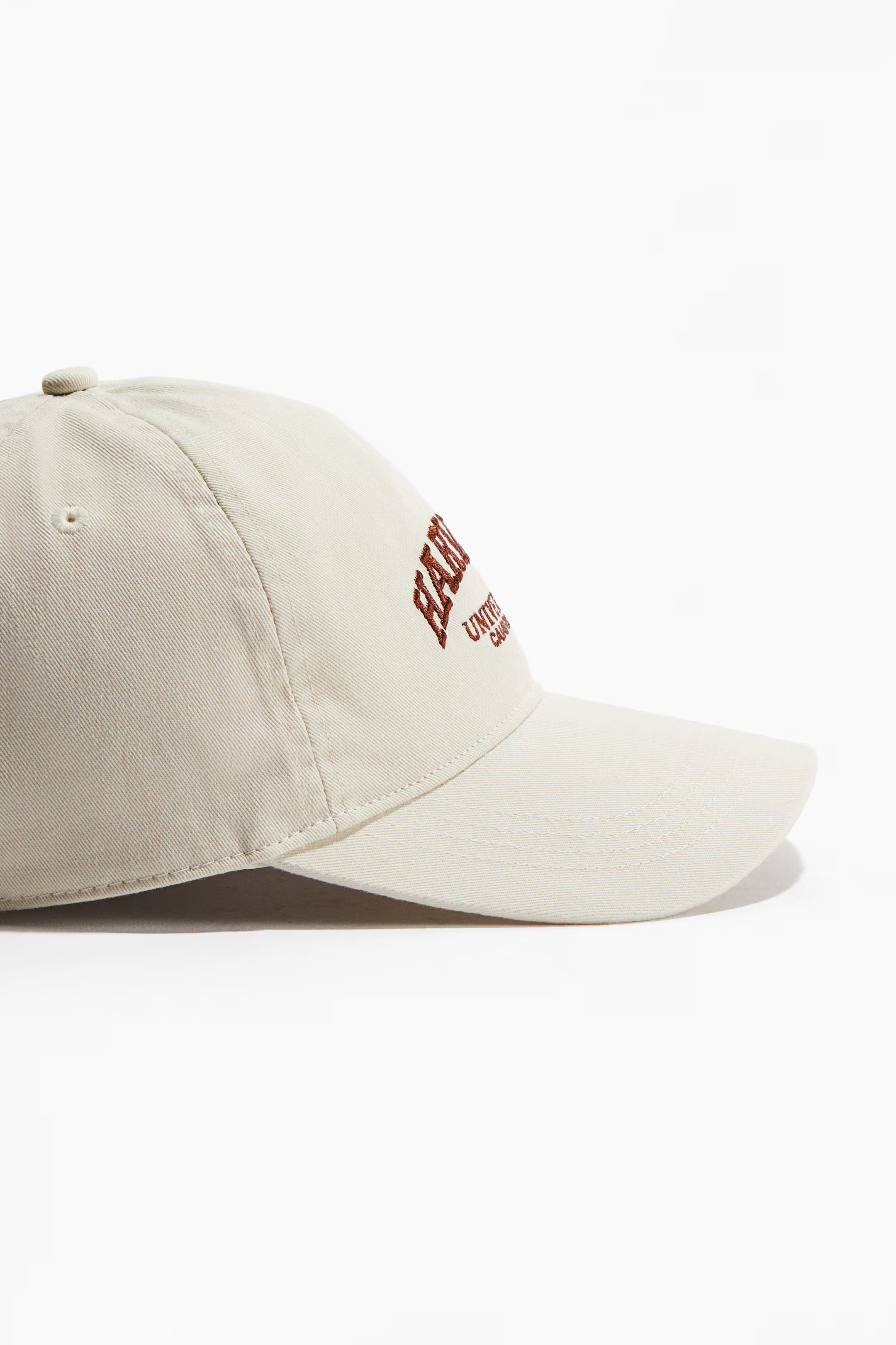 Motif-detail cotton cap | H&M (UK, MY, IN, SG, PH, TW, HK)