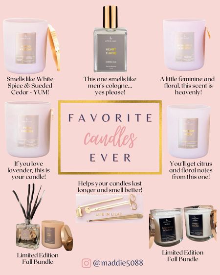 I am OBSESSED with Life In Lilac candles and diffusers!!! And they just restocked Krista Hortons Bundle this morning!!!! The heart throb roll on is amazing too! 

#LTKhome #LTKunder50 #LTKSeasonal