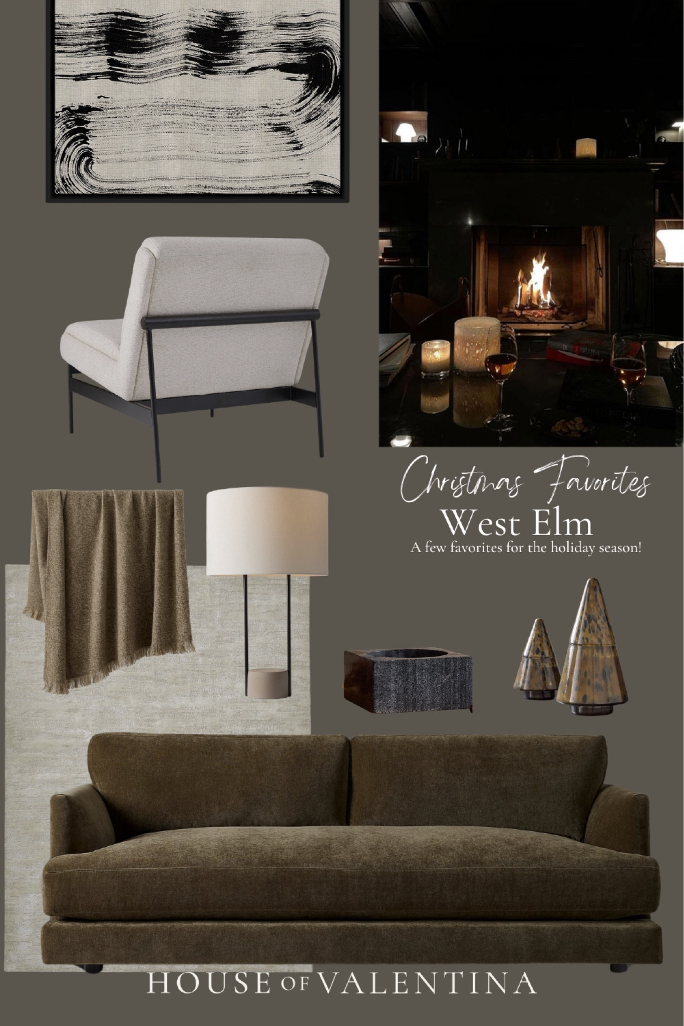 Christmas home styling from West Elm!

#LTKHoliday #LTKSeasonal #LTKHome