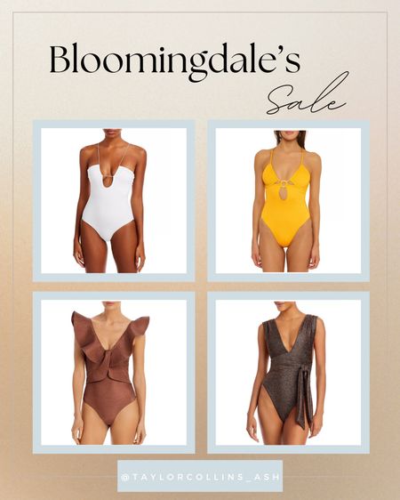 Bloomingdale’s swim favorites on sale for Memorial Day! 

#LTKswim #LTKsalealert #LTKSeasonal