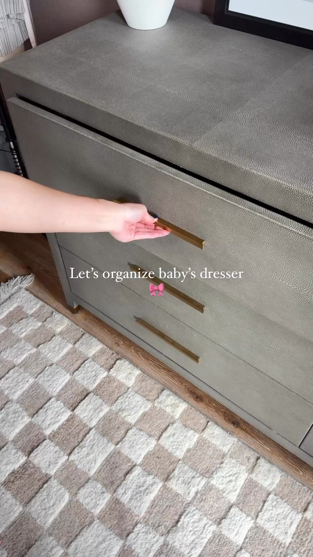 Organize baby girls dresser 🎀

#LTKHome #LTKFamily #LTKBaby