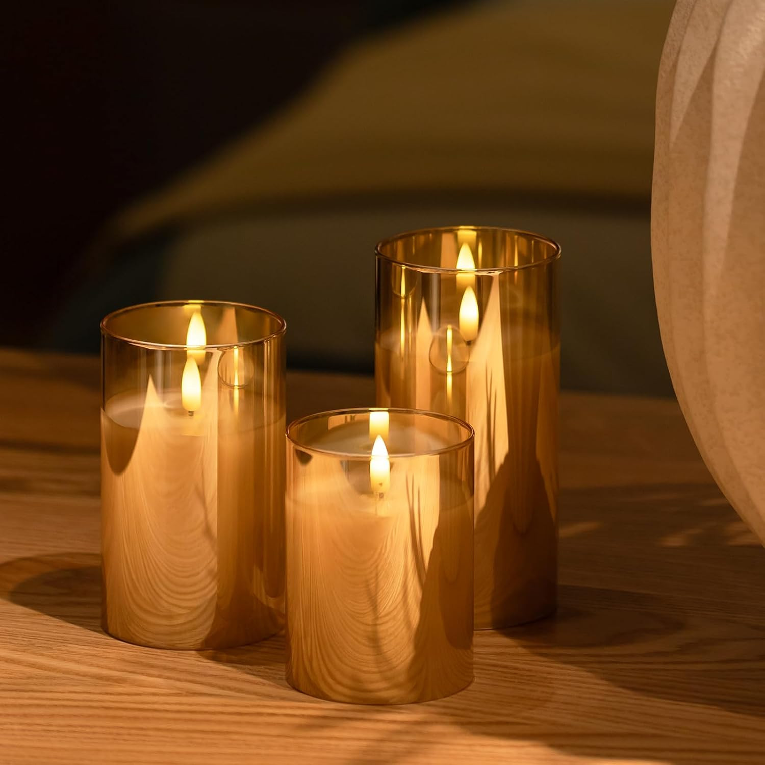 Flameless Candles, Battery Operated Candles LED Pillar Candles with Remote 10-Key Control and Tim... | Amazon (US)