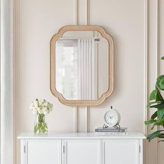 StyleWell Medium French Country Natural Wood Framed Mirror (24 in. W x 30 in. H) 21MJE20691-NW - ... | The Home Depot