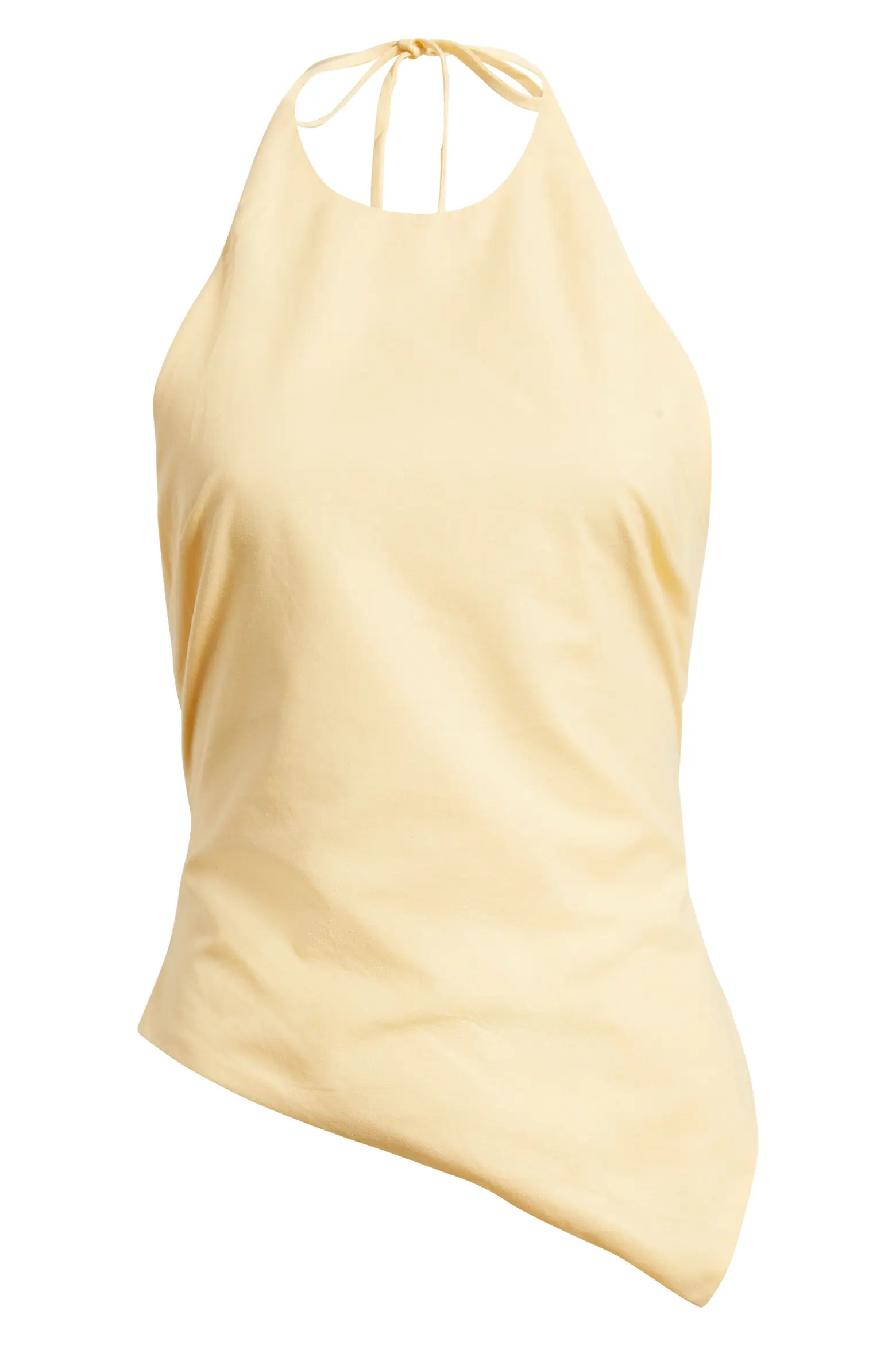 Ilyana Asymmetric Cotton & Linen Halter Top (Women) | Nordstrom | Nordstrom