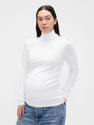 Maternity Modern Turtleneck Shirt | Gap (US)