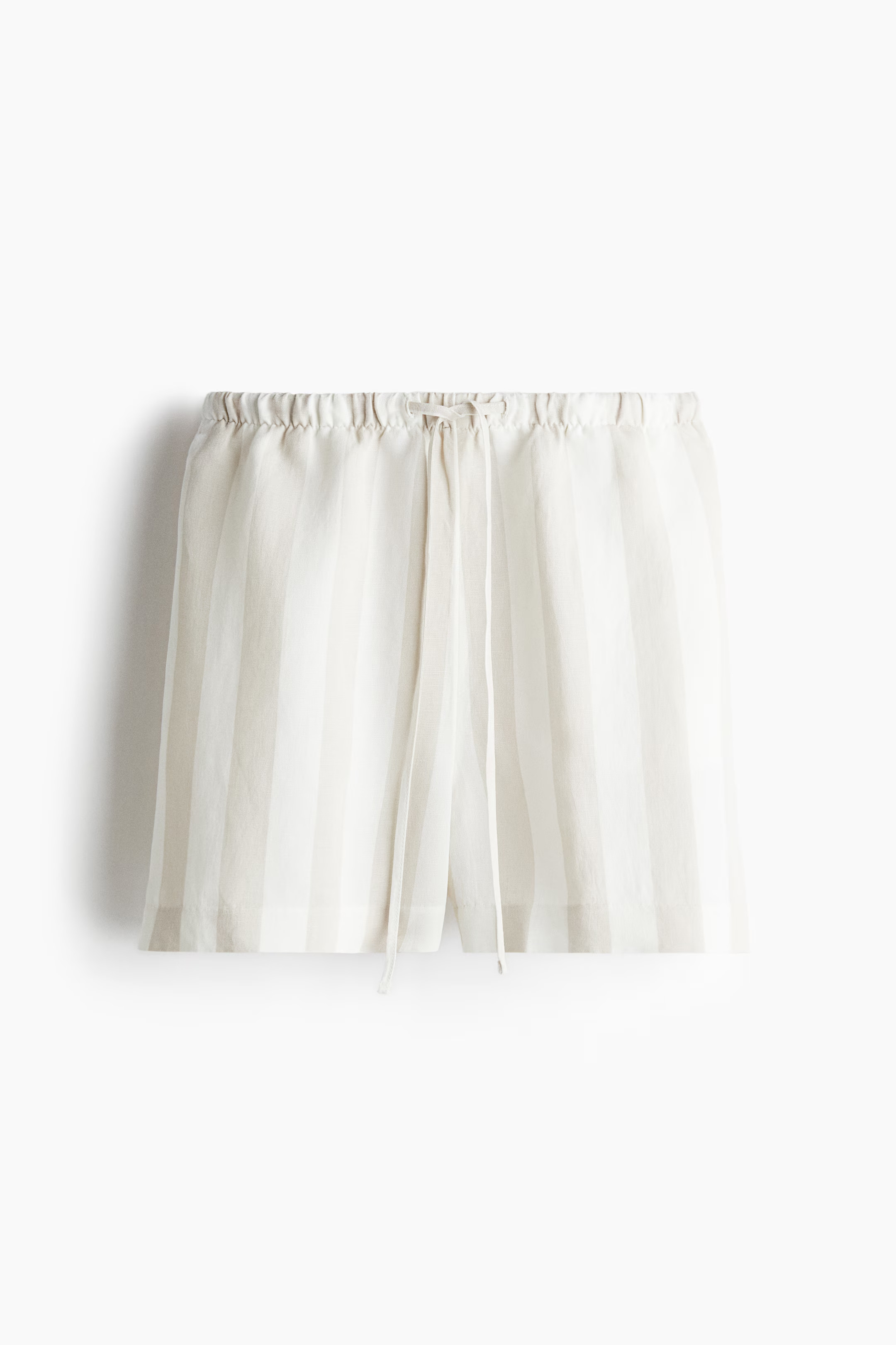 Linen-blend drawstring shorts | H&M (UK, MY, IN, SG, PH, TW, HK)