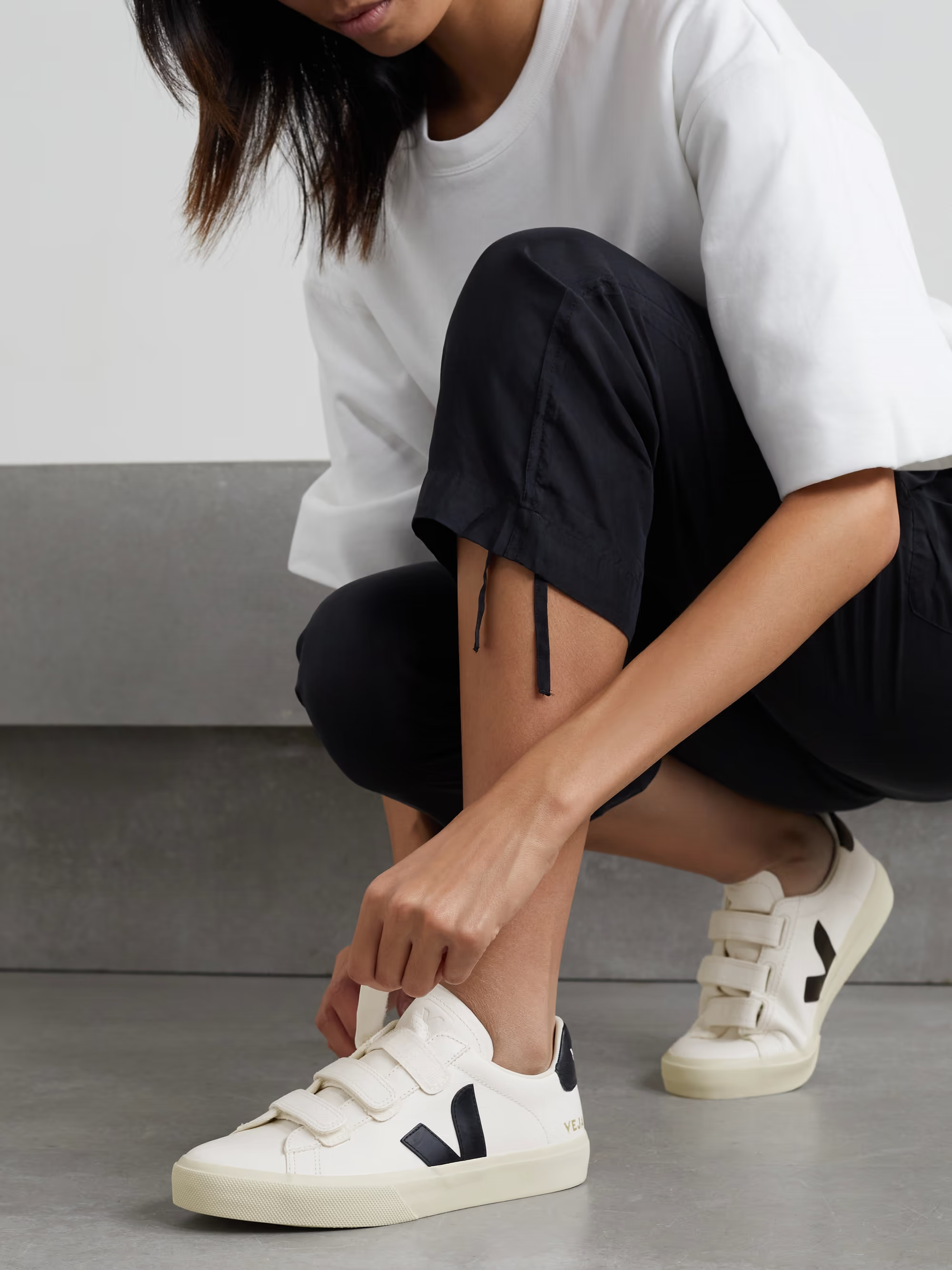 Recife rubber-trimmed leather sneakers | NET-A-PORTER (US)