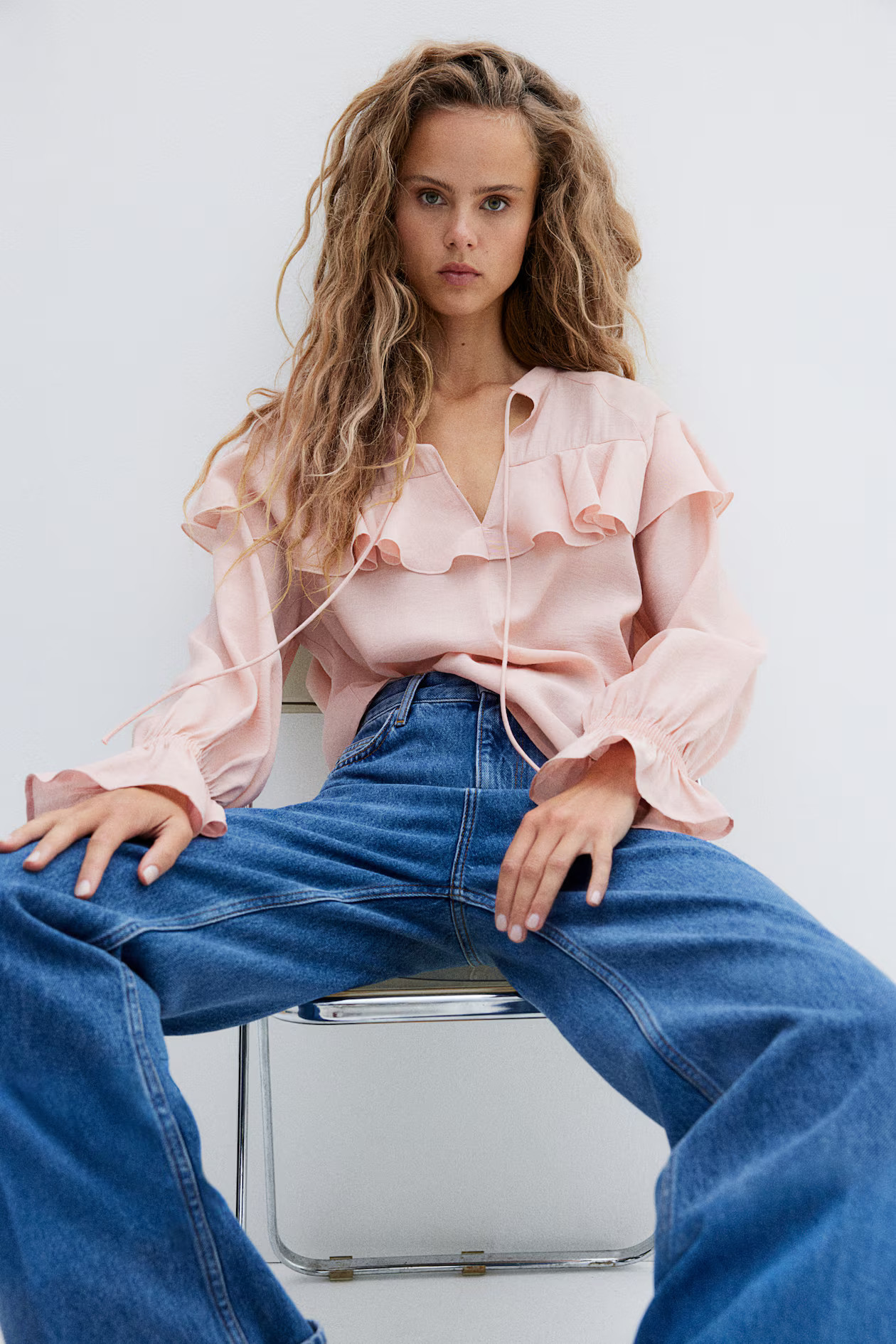 Blusa con volantes | H&M (FR, IT, ES, PT, BE)